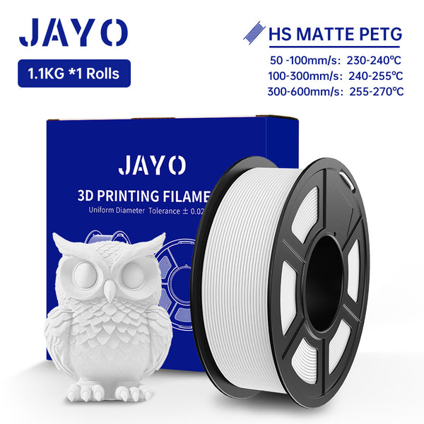 【MOQ:3 rolls】JAYO High Speed Matte PETG 1KG 3D Printing Filament Bundle