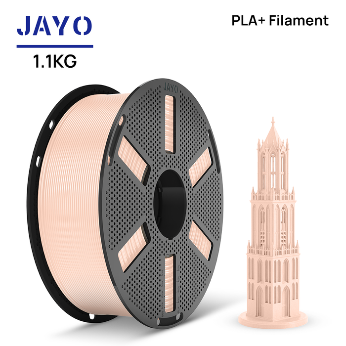 [Reusable Spool]JAYO 1.1KG PLA+ Reusable Spool 3D Printer Filament 1.75mm High Strength +/- 0.02mm