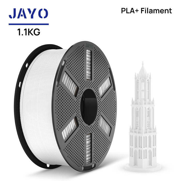 [Reusable Spool]JAYO 1.1KG PLA+ Reusable Spool 3D Printer Filament 1.75mm High Strength +/- 0.02mm