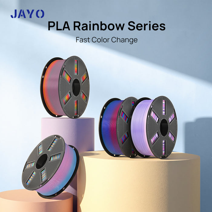 [Reusable Spool] JAYO PLA Rainbow 1.1KG 3D Filament