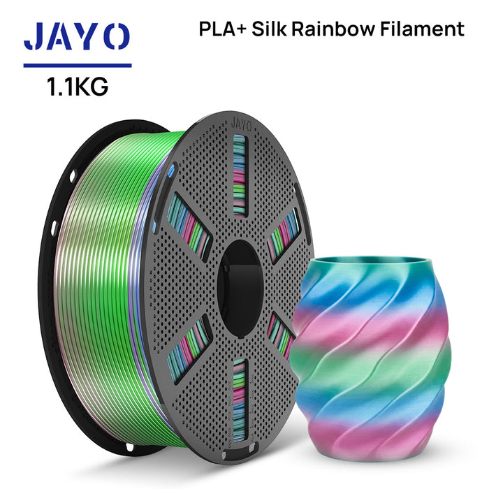 [Reusable Spool] JAYO SILK PLA+ Rainbow 1.1KG 3D Filament
