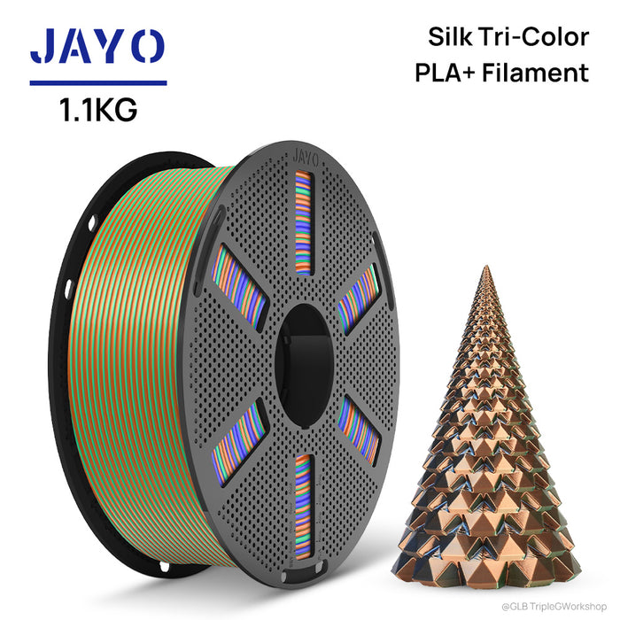 [EU Only] JAYO Multi-Color SILK (Dual-Color, Tri-Color，Four-color) Filament 1.1KG
